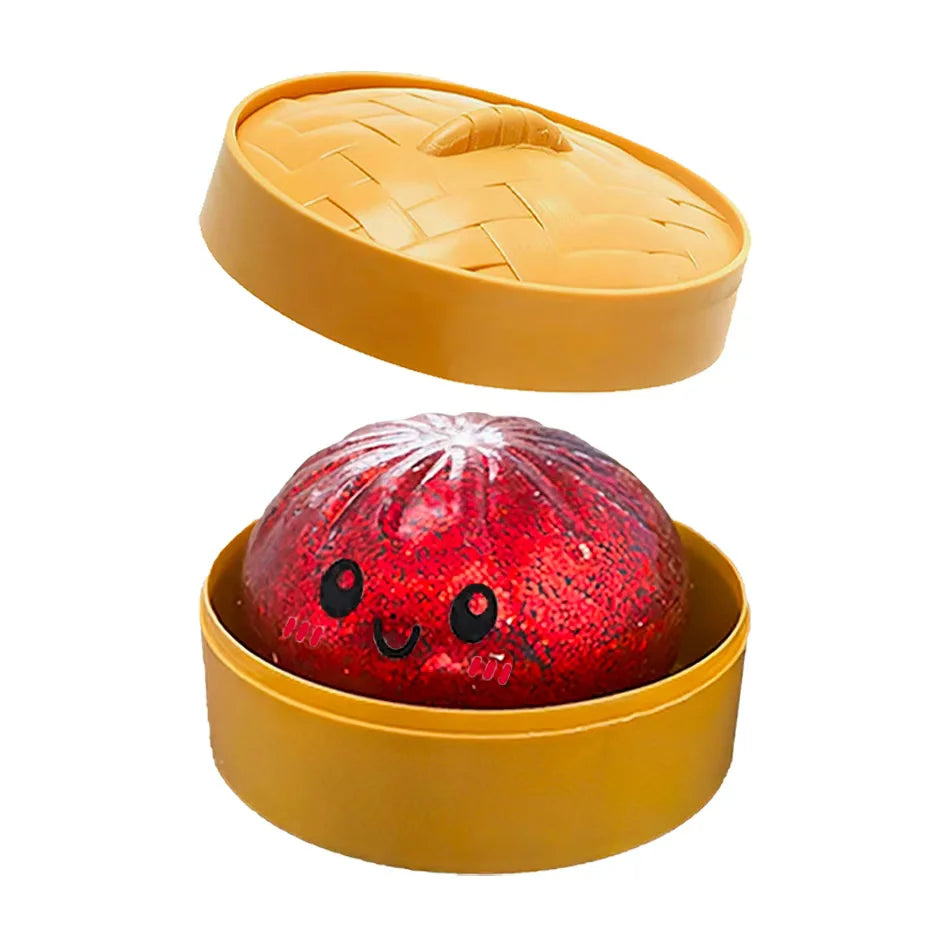 Glitter Crystal Dumpling Squishy Sensory Stress Relief Toy